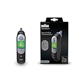 Braun ThermoScan 7 Ohrthermometer | Age Precision Technologie | Farbcodiertes Digitaldisplay | Baby- und kleinkindfreundlich | Die #1 Marke bei Ärzten(1)